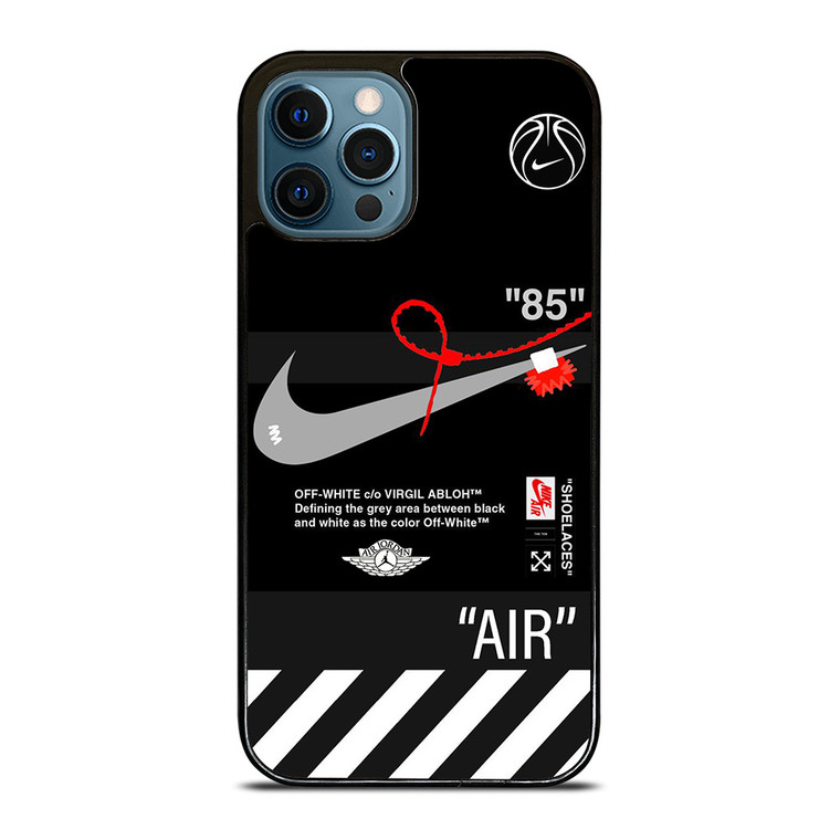 NIKE AIR JORDAN OFF WHITE STRIPES iPhone 12 Pro Max Case Cover
