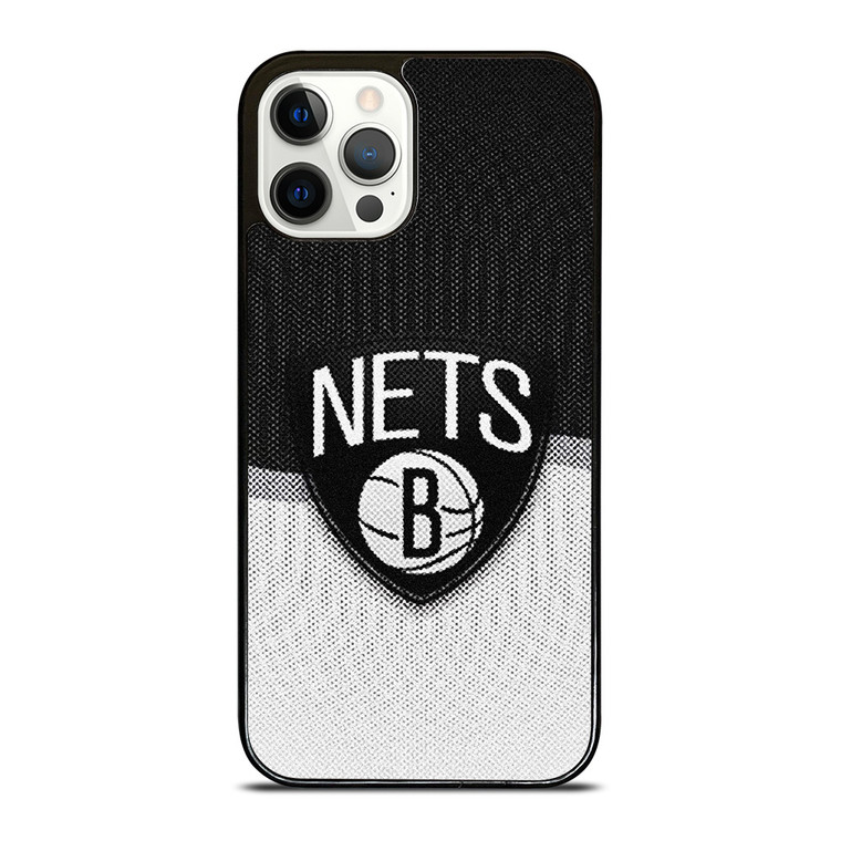 BROOKLYN NETS NBA BASKETBALL LOGO 2 iPhone 12 Pro Case Cover