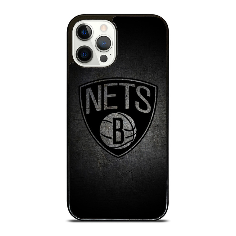 BROOKLYN NETS NBA GRUNGE iPhone 12 Pro Case Cover