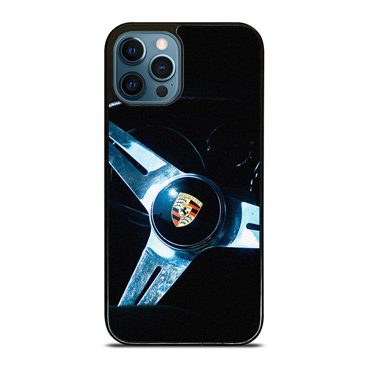 PORSCHE VINTAGE STEERING WHEEL iPhone 12 Pro Max Case Cover