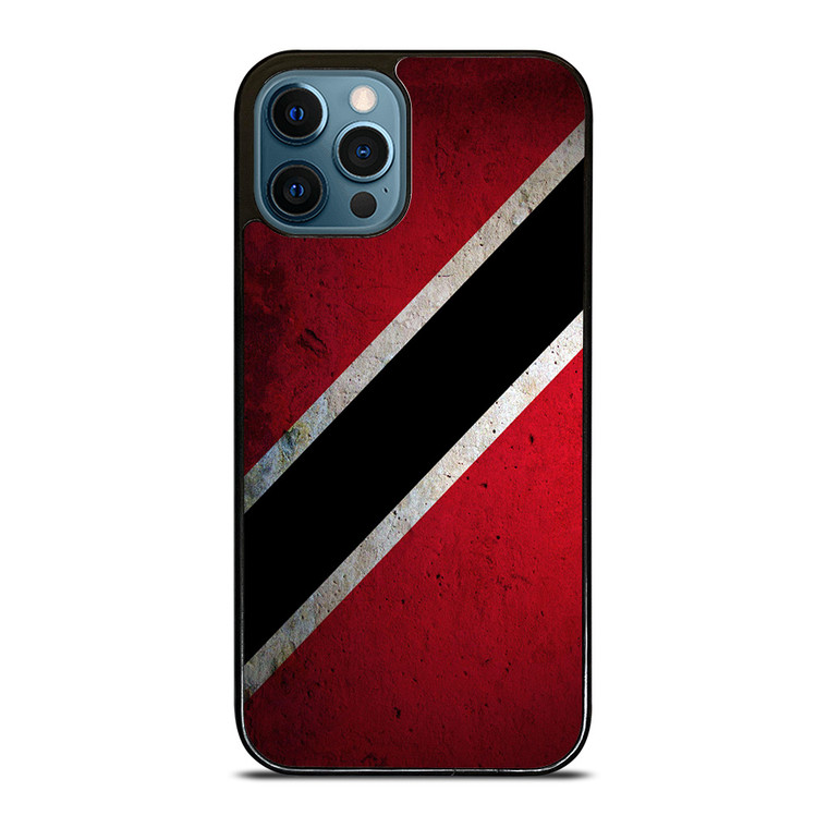 TRINIDAD AND TOBAGO TEXTURED FLAG iPhone 12 Pro Max Case Cover