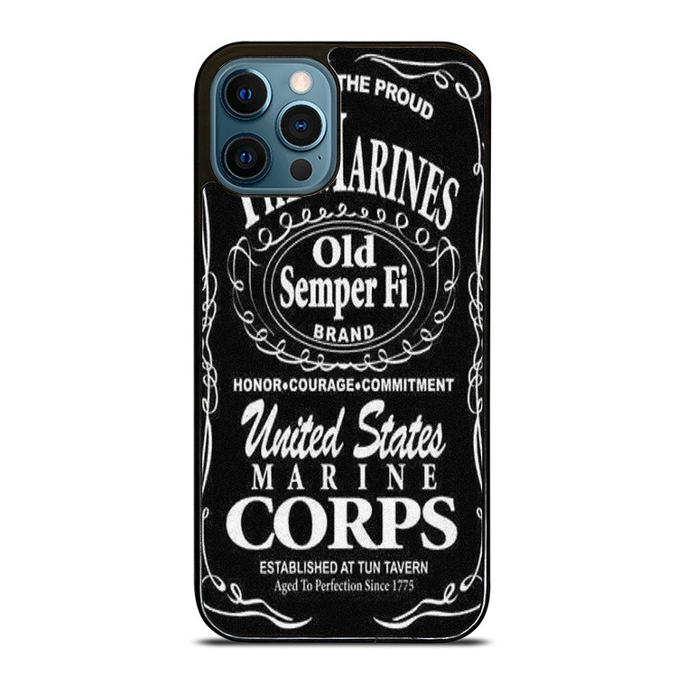 UNITED STATES US MARINE CORPS iPhone 12 Pro Max Case Cover