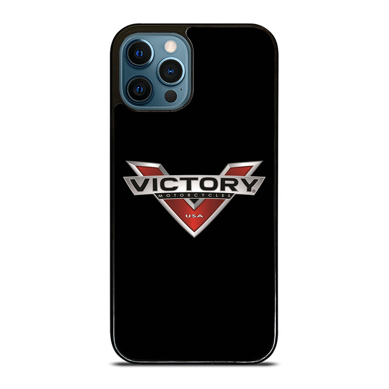 VICTORY MOTORCYCLES USA BLACK iPhone 12 Pro Max Case Cover