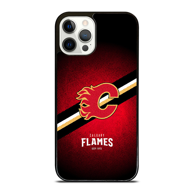 CALGARY FLAMES NHL HOCKEY iPhone 12 Pro Case Cover