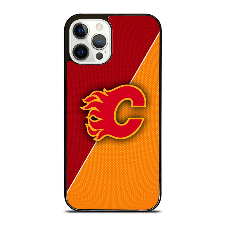 CALGARY FLAMES NHL HOCKEY LOGO iPhone 12 Pro Case Cover