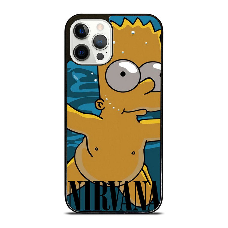 BART SIMPSONS NEVERMIND NIRVANA iPhone 12 Pro Case Cover