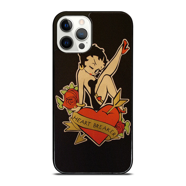 BETTY BOOP HEART BREAKER iPhone 12 Pro Case Cover