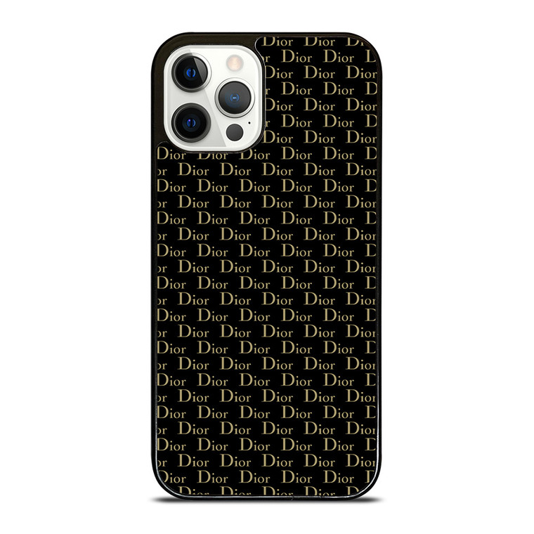 CHRISTIAN DIOR LOGO PATTERN iPhone 12 Pro Case Cover