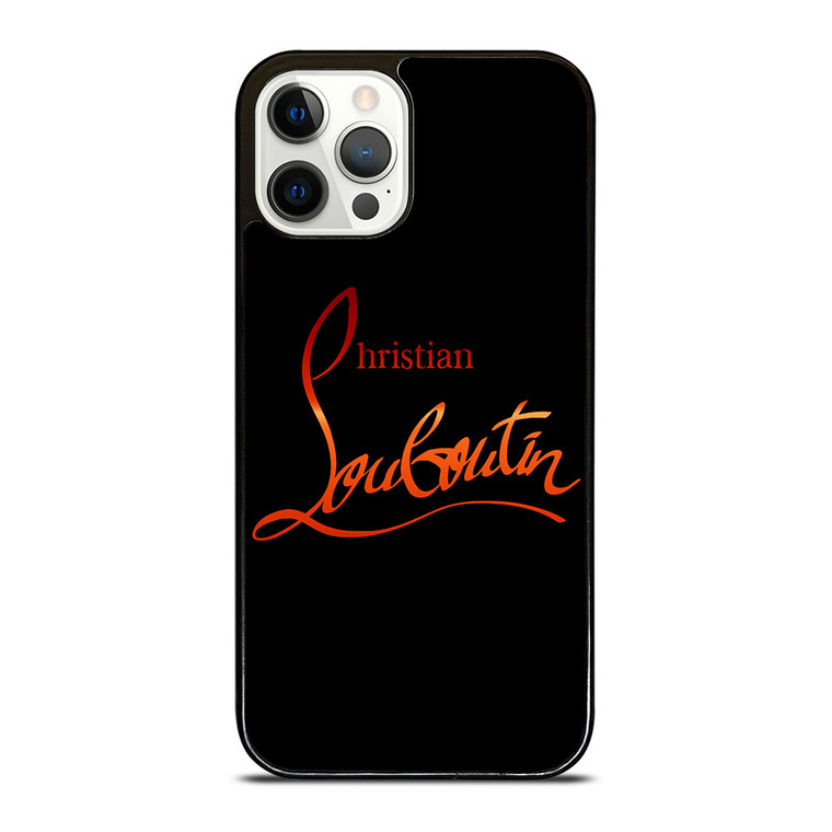 CHRISTIAN LOUBOUTIN RED LOGO iPhone 12 Pro Case Cover