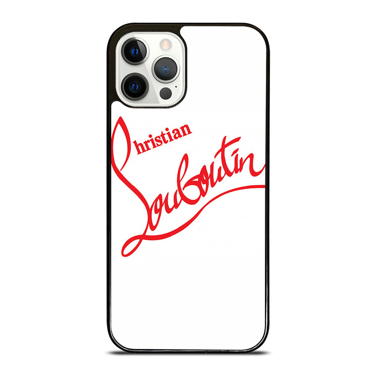 CHRISTIAN LOUBOUTIN WHITE iPhone 12 Pro Case Cover
