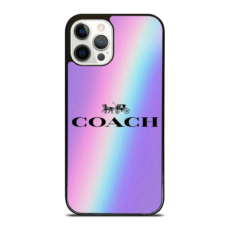 COACH NEW YORK VINTAGE RAINBOW iPhone 12 Pro Case Cover