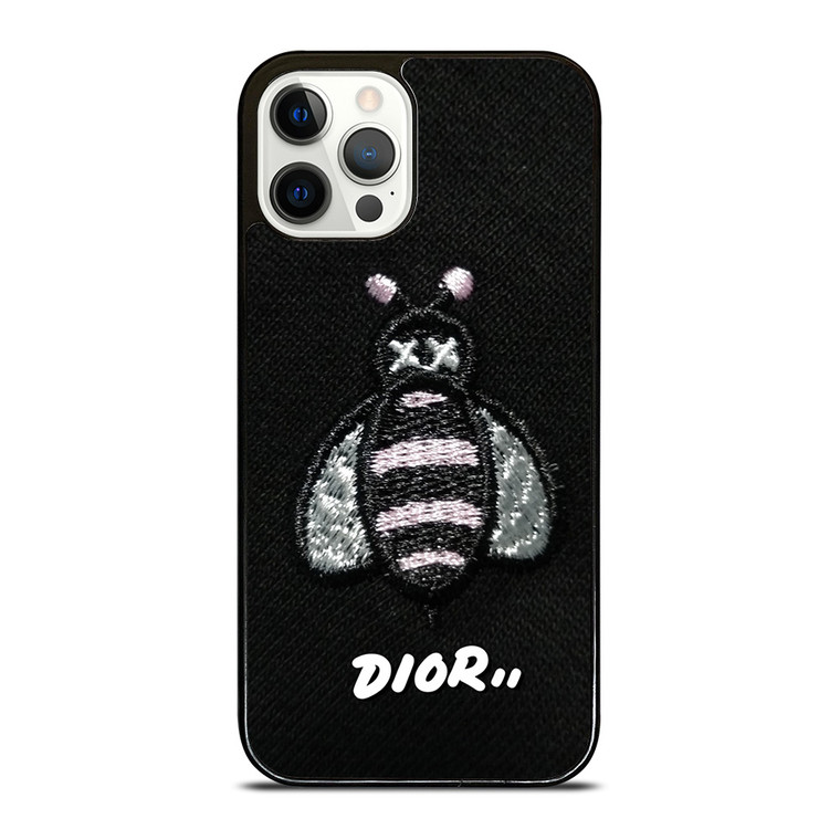 DIOR X KAWS BEE BLACK iPhone 12 Pro Case Cover