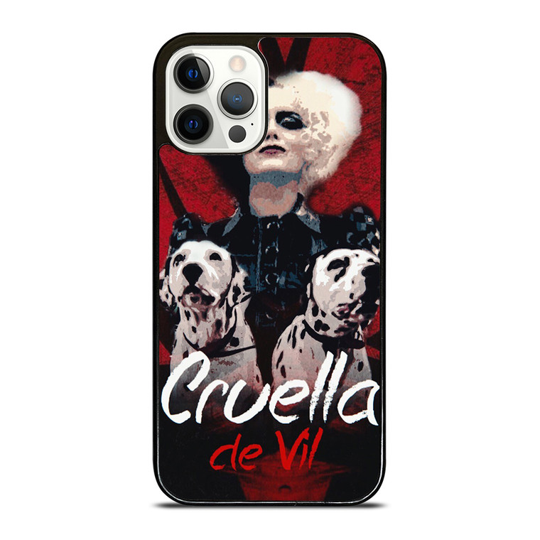 DISNEY CRUELLA DE VIL DALMATIAN iPhone 12 Pro Case Cover