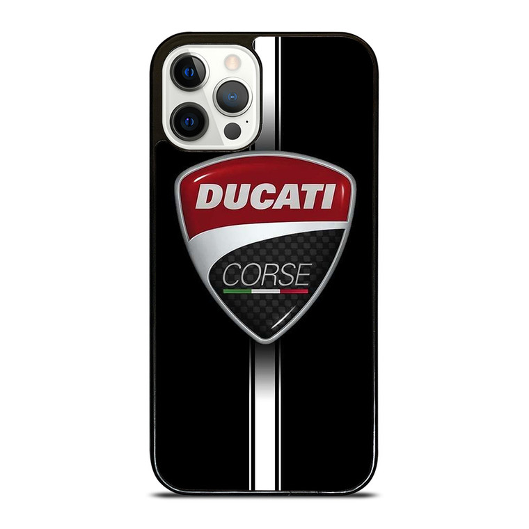 DUCATI CORSE MOTOR LOGO iPhone 12 Pro Case Cover