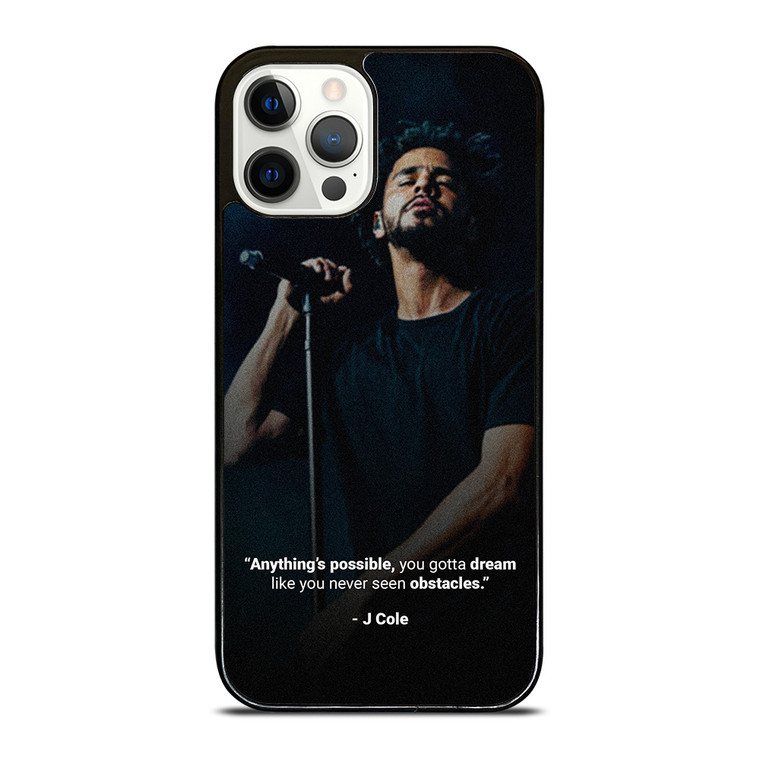 J COLE RAPPER QUOTES iPhone 12 Pro Case Cover