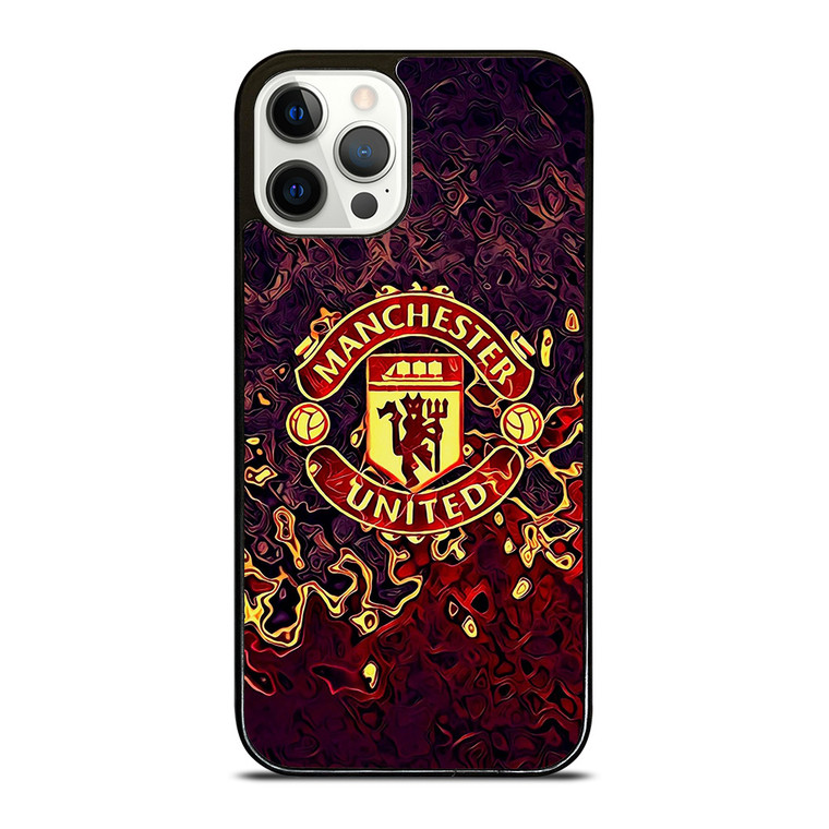 MANCHESTER UNITED LOGO FAN ART iPhone 12 Pro Case Cover