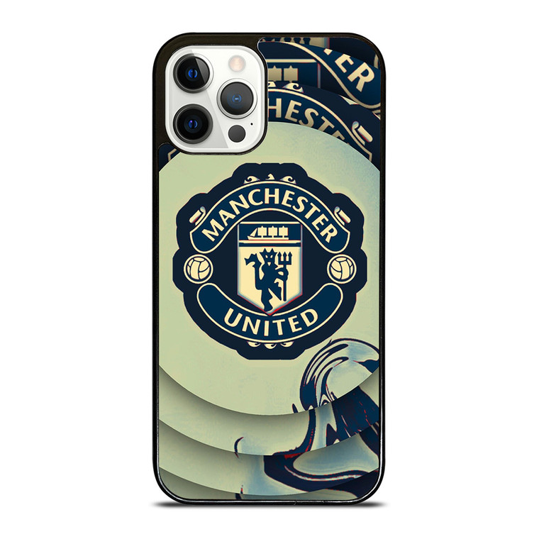 MANCHESTER UNITED LOGO SOCCER iPhone 12 Pro Case Cover