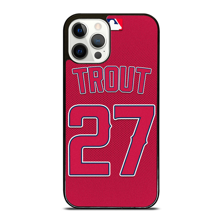 MIKE TROUT LOS ANGELES ANGELS MLB iPhone 12 Pro Case Cover