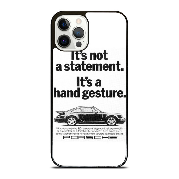 PORSHCE CAYMAN VINTAGE ADS iPhone 12 Pro Case Cover