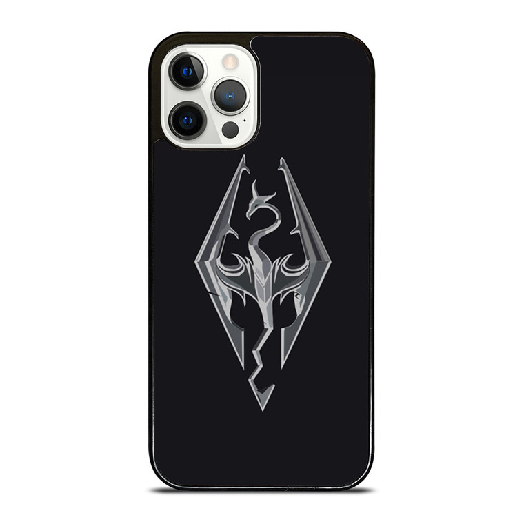 THE ELDER SCROLLS SKYRIM FLAT LOGO iPhone 12 Pro Case Cover