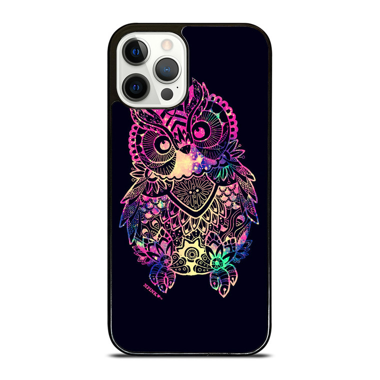 TRIBAL OWL ART iPhone 12 Pro Case Cover