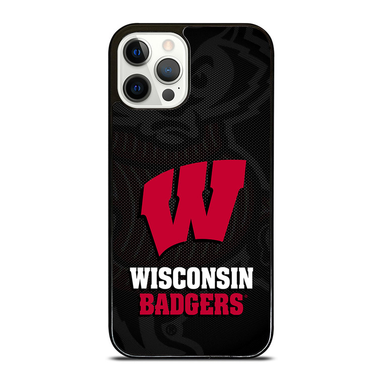 WISCONSIN BADGERS UNIVERSITY FOOTBALL iPhone 12 Pro Case Cover