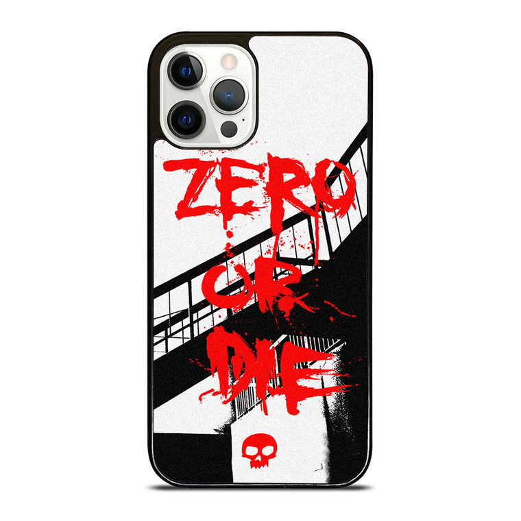 ZERO SKATEBOARDS SLOGAN iPhone 12 Pro Case Cover