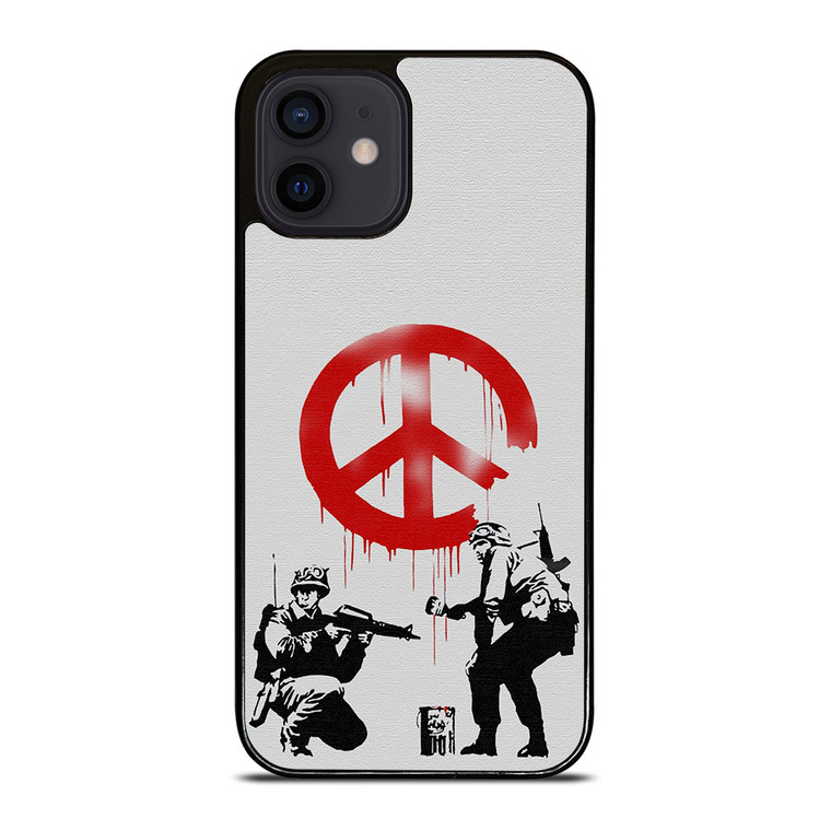 BANKSY ART PEACE iPhone 12 Mini Case Cover