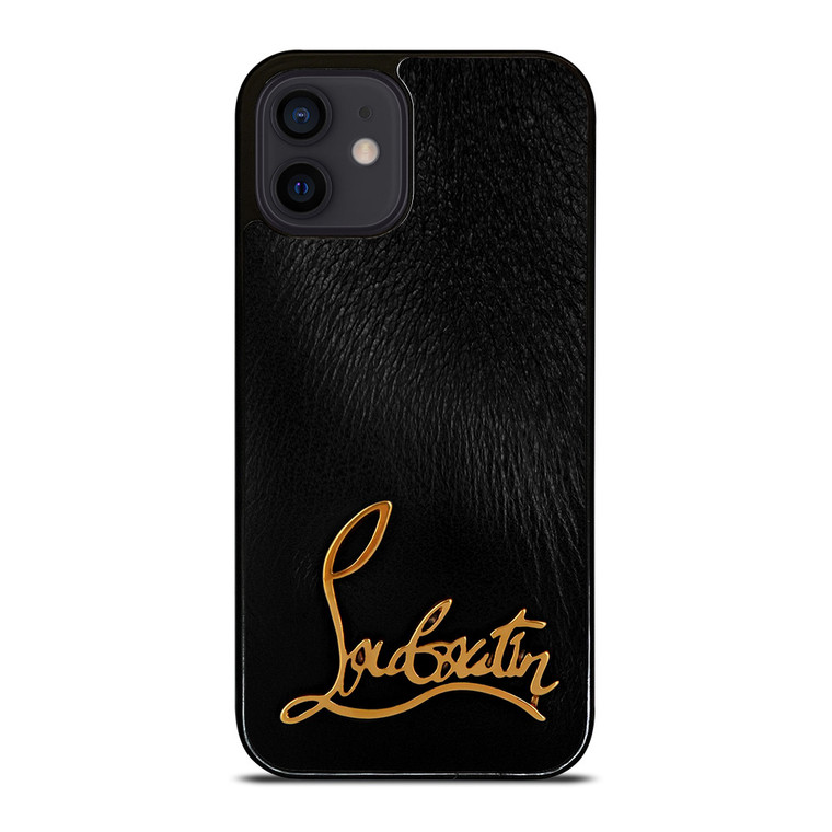 CHRISTAN LOUBOUTIN BLACK iPhone 12 Mini Case Cover