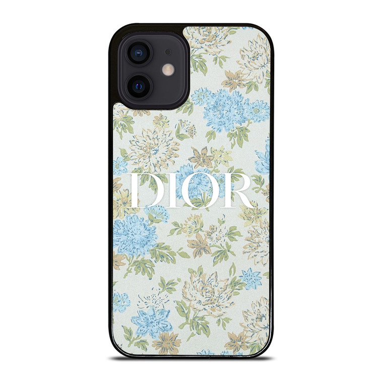 CHRISTIAN DIOR LOGO FLORAL iPhone 12 Mini Case Cover