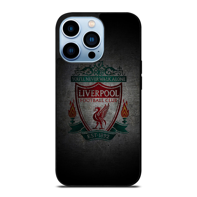 LIVERPOOL YOU'LL NEVER WALK ALONE GRUNGE LOGO iPhone 13 Pro Max Case Cover