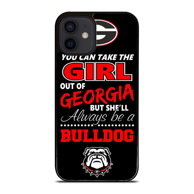 GEAORGIA BULLDOGS FOOTBALL GIRL iPhone 12 Mini Case Cover