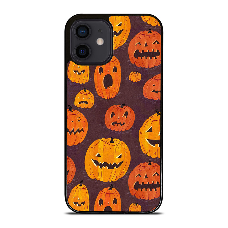 HALLOWEEN PUMPKINS PATTERN iPhone 12 Mini Case Cover