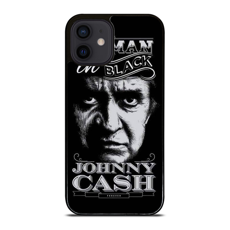 JOHNNY CASH MAN IN BLACK iPhone 12 Mini Case Cover