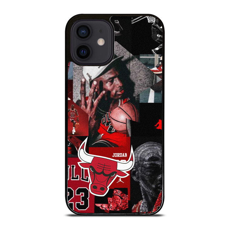 MICHAEL JORDAN CHICAGO BULLS COLLAGE iPhone 12 Mini Case Cover