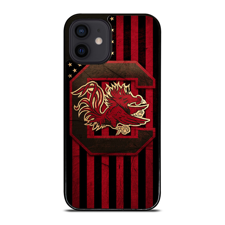 SOUTH CAROLINA GAMECOCKS FOOTBALL FLAG iPhone 12 Mini Case Cover
