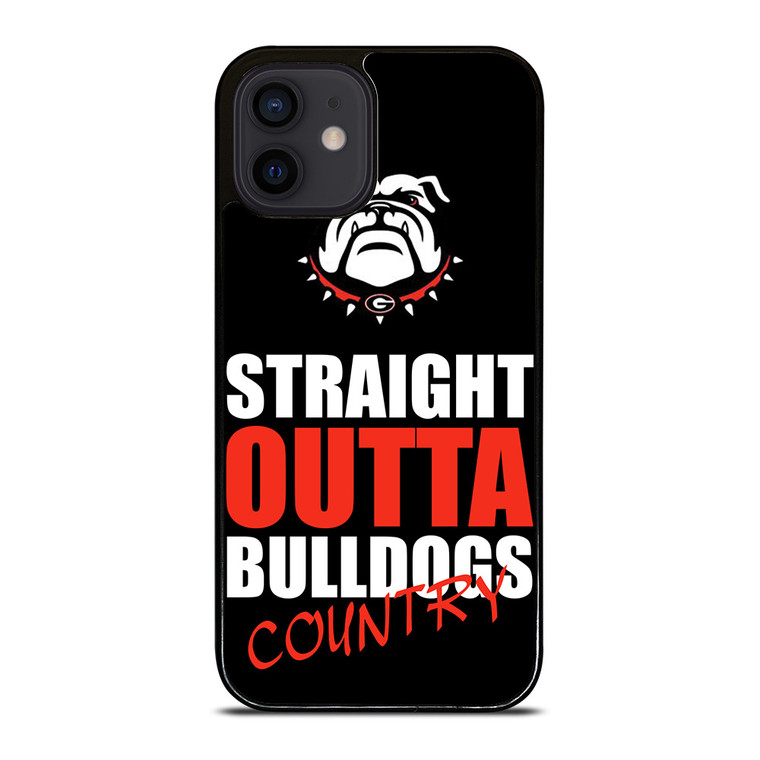 STRAIGHT OUTTA GEORGIA BULLDOGS iPhone 12 Mini Case Cover