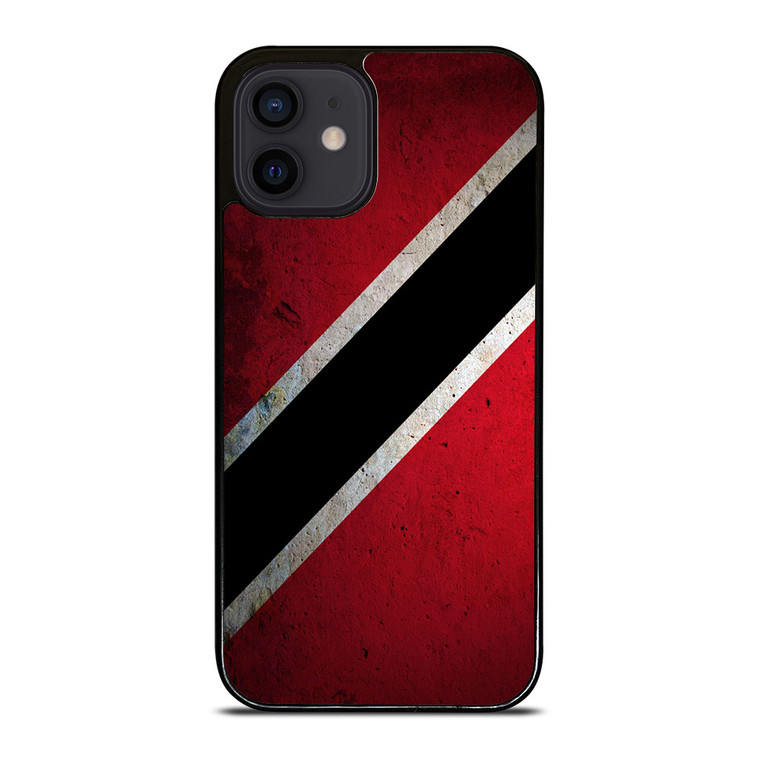 TRINIDAD AND TOBAGO TEXTURED FLAG iPhone 12 Mini Case Cover