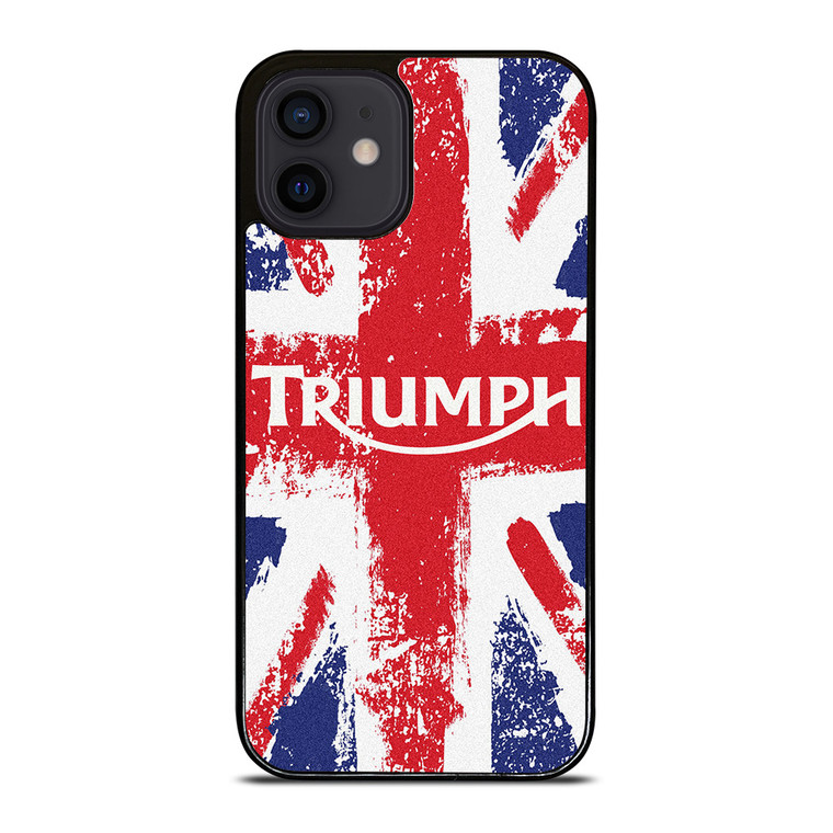 TRIUMPH MOTORCYCLES UNION JACK iPhone 12 Mini Case Cover