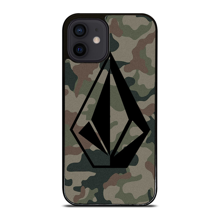 VOLCOM LOGO CAMO iPhone 12 Mini Case Cover