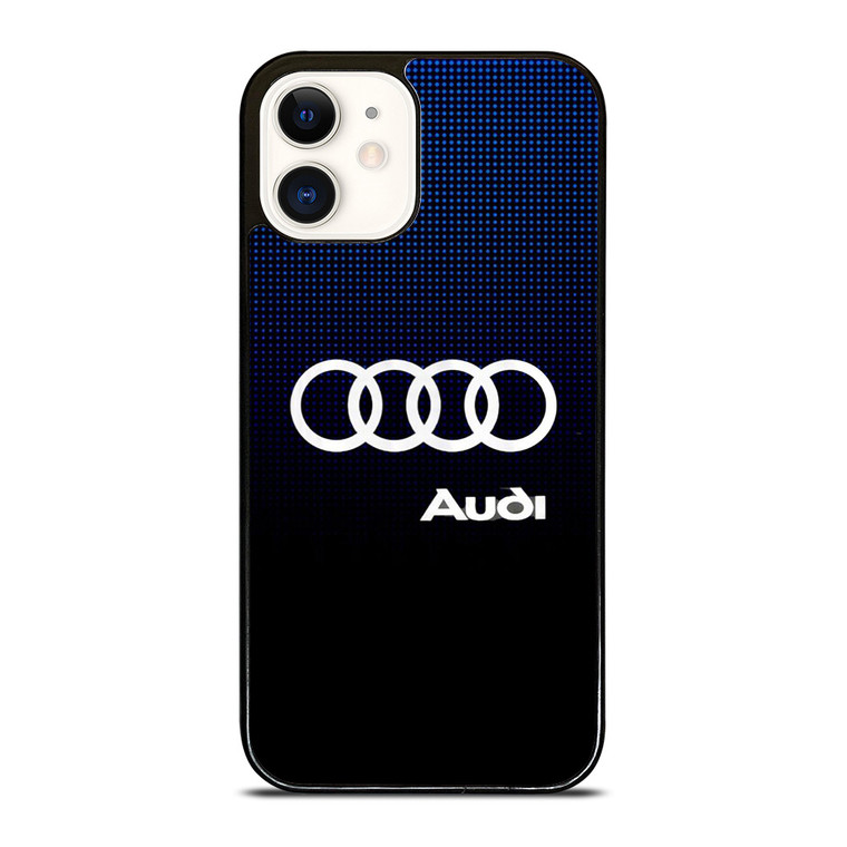 AUDI CAR BLUE iPhone 12 Case Cover