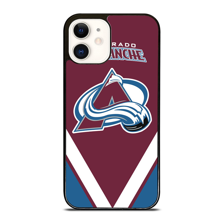 COLORADO AVALANCHE ICE HOCKEY LOGO iPhone 12 Case Cover