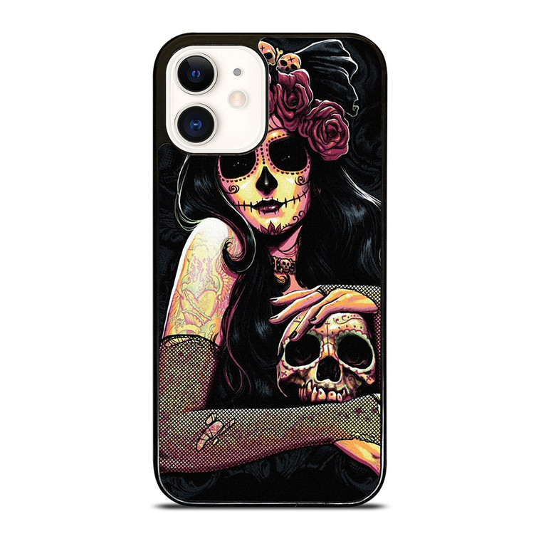 DIA DE LOS MUERTOS ART iPhone 12 Case Cover
