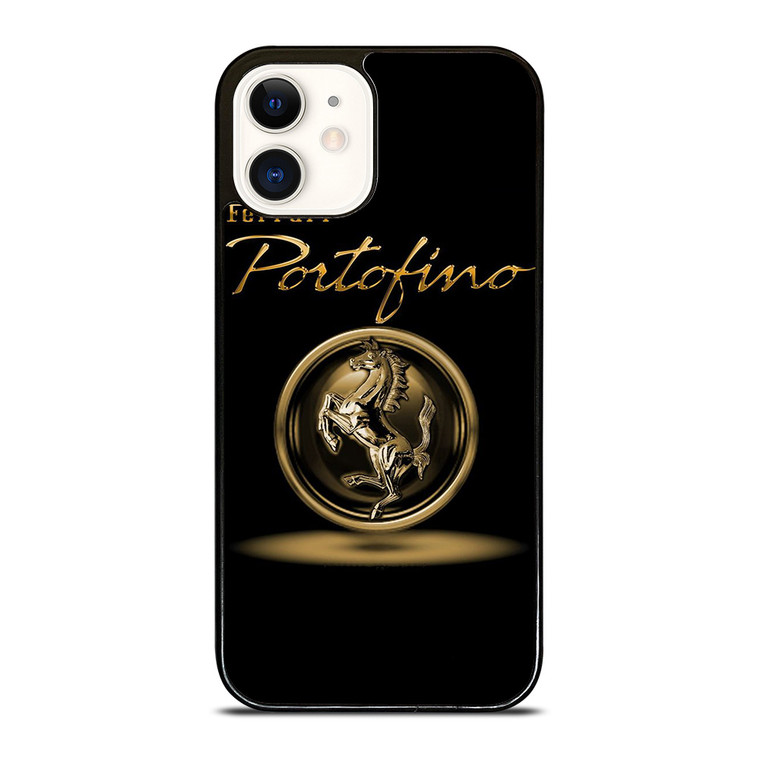 FERRARI PORTOFINO GOLD iPhone 12 Case Cover