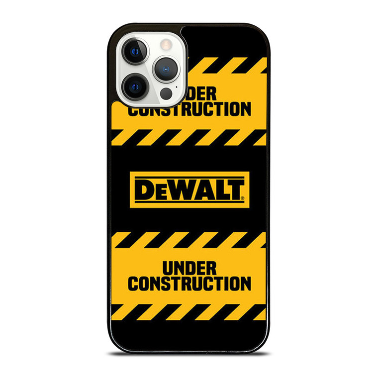 DEWALT UNDER CONSTRUCTION iPhone 12 Pro Case Cover