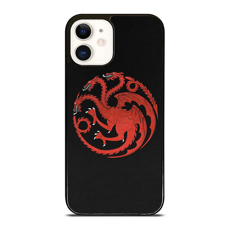 HOUSE OF THE DRAGON LOGO iPhone 12 Case Cover HOUSE OF THE DRAGON LOGO iPhone 12 Case Cover