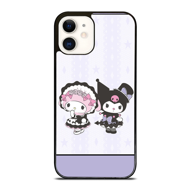 KUROMI AND MELODY ANIME iPhone 12 Case Cover