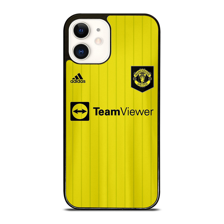 MANCHESTER UNITED GREEN AWAY JERSEY iPhone 12 Case Cover