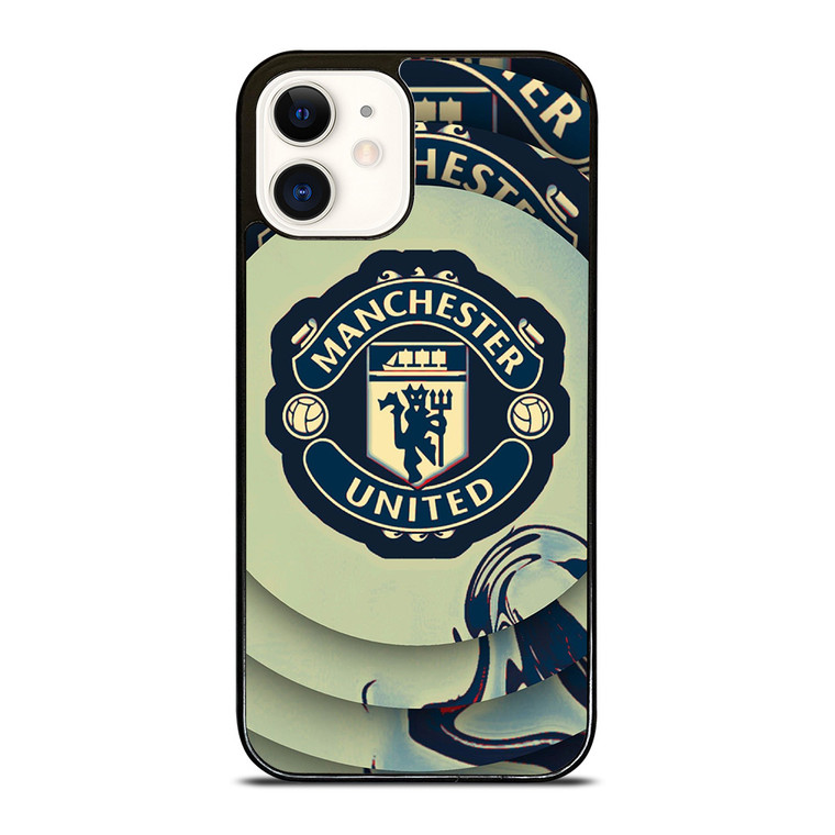 MANCHESTER UNITED LOGO SOCCER iPhone 12 Case Cover