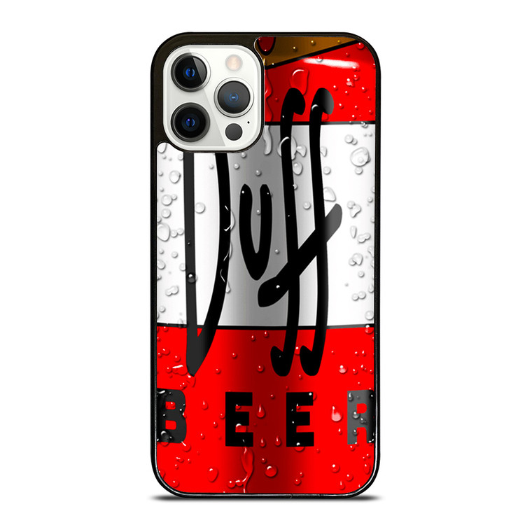DUFF BEER THE SIMPSONS CARTOON 3 iPhone 12 Pro Case Cover